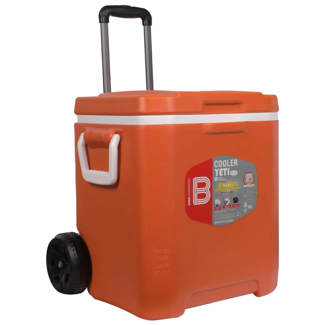 HIELERA C/RUEDAS COOLER 31 QT BASA (9176) 220554 CODIGO: 12671