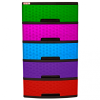 GAVETERO CLASICO RATAM 5 NIV  MULTICOLOR- PLASTIMAS