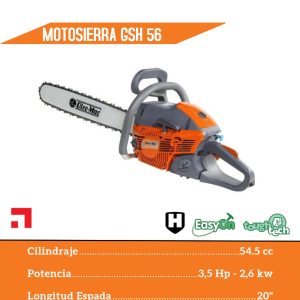MOTOSIERRA OLEO MAC GSH 56 20 CODIGO: 10709