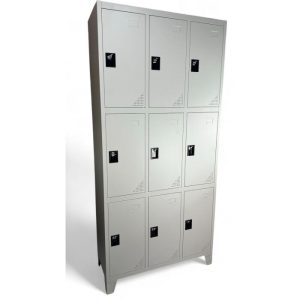 LOCKER DE 9 COMPARTIMENTOS COLOR BEIGE 35-FEN-5009-BEIGE-MA CODIGO: 15779