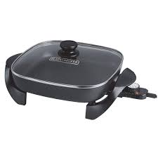 SARTEN ELECTRICO B&D SKG605 15  TAPA VIDRIO HONDO ANTIAD   COD:649