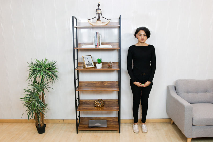 LIBRERO 6 ESTANTES 70CM X 40CM X 182CM OL-2134 CODIGO: 9383 - Imagen 2