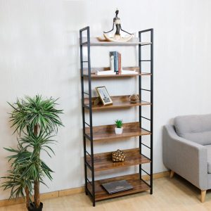 LIBRERO 6 ESTANTES 70CM X 40CM X 182CM OL-2134 CODIGO: 9383