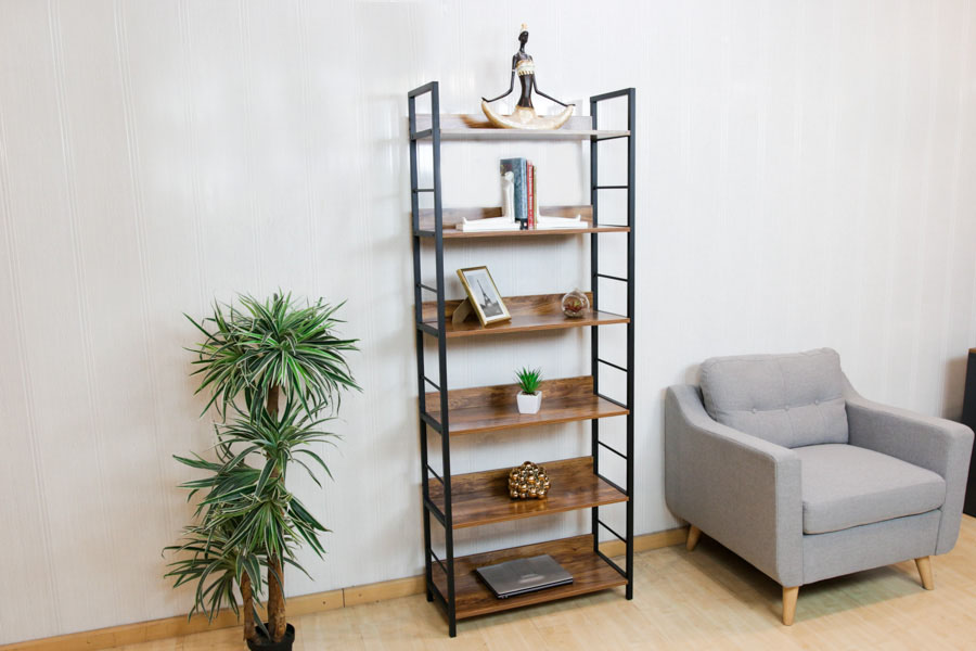 LIBRERO 6 ESTANTES 70CM X 40CM X 182CM OL-2134 CODIGO: 9383