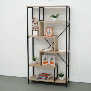 LIBRERO 5 ESTANTES 84X35X163 OL-2158 CODIGO: 11864