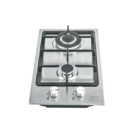 COCINA DE GAS 2 QUEMADORES AC INOX PAE 302GA FOSETB 47119 COD:15331