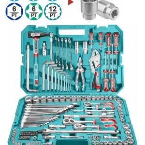 JUEGO HERRAMIENTAS TOTAL 142 PCS THKTHP21426, 40000443 COD:13450