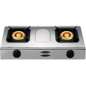 Descripción     Información adicional  »  2 Quemadores.  »  Base de acero inoxidable.  » Soporte para sartenes de esmalte sólido .  » Más de 30,000 veces de encendido  » Potencia: 2.85kw, 2.85kw. .COD:16351