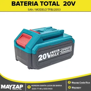 BATERIA DE LITIO TOTAL 20V 5AH TFBLI2053 400002529 COD:12773