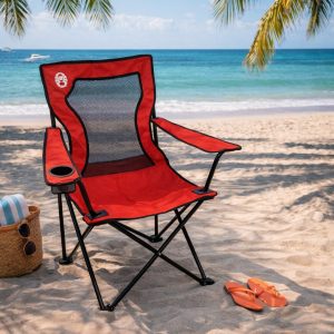 SILLA QUAD MALLA COLEMAN 20258 ROJAS COD:14790