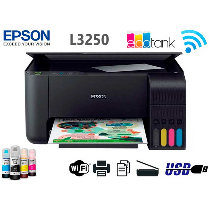 IMPRESORA EPSON ECOTANK L3250 USB-WIFI C11CJ67301 COD: 11734