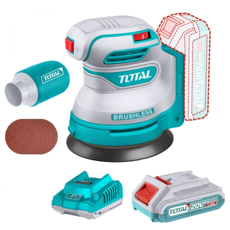 LIJADORA ORBITAL TOTAL DE BATERIA 20V TROSLI2001 40001162 COD:12695