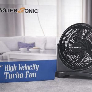 ABANICO TURBO DE PISO DE 10 3 VELOCICADES MASTERSONIC - MS-1001T MS1001T  COD:16556
