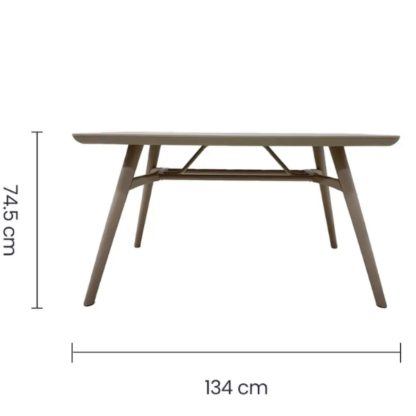 JUEGO DE COMEDOR 6 SILLAS: Mesa + 2 sillas c/brazos + 4 sillas s/brazos - Imagen 3