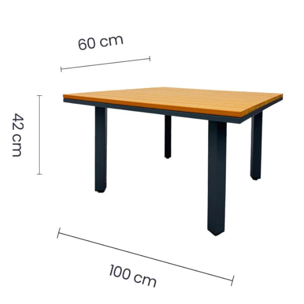 JUEGO DE SALA 2+1+1 MESA TAUKA EX-7186 COD: 16476 - Imagen 3