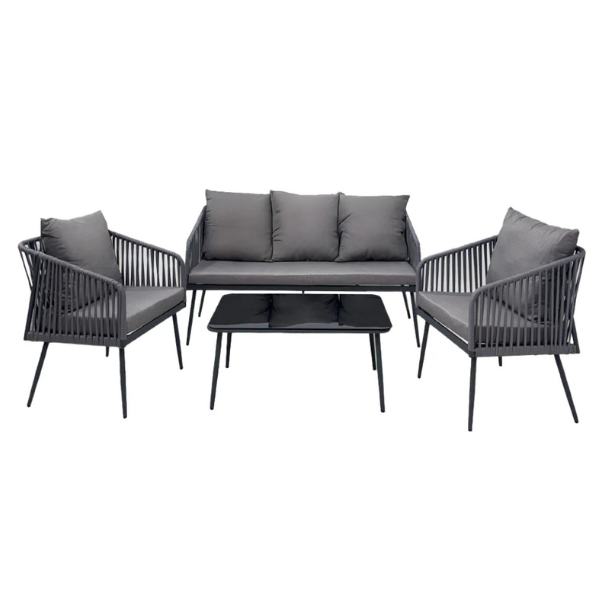 JUEGO DE SALA 3 + 1 + 1 + MESA EX-7187 TAUKA COD: 16477 - Imagen 5